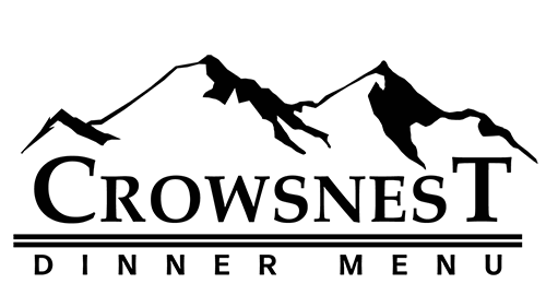 Crowsnest Vineyards Dinner Menu Logo